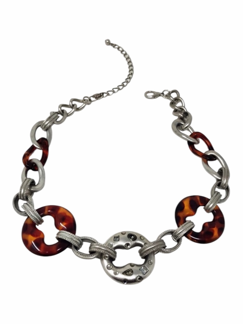 Chico’s Chunky Faux Tortoise Necklace